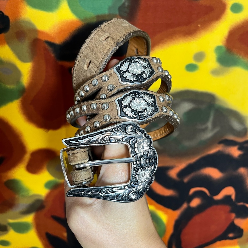 Vintage Western Nocona Women’s Belt Made In Texas